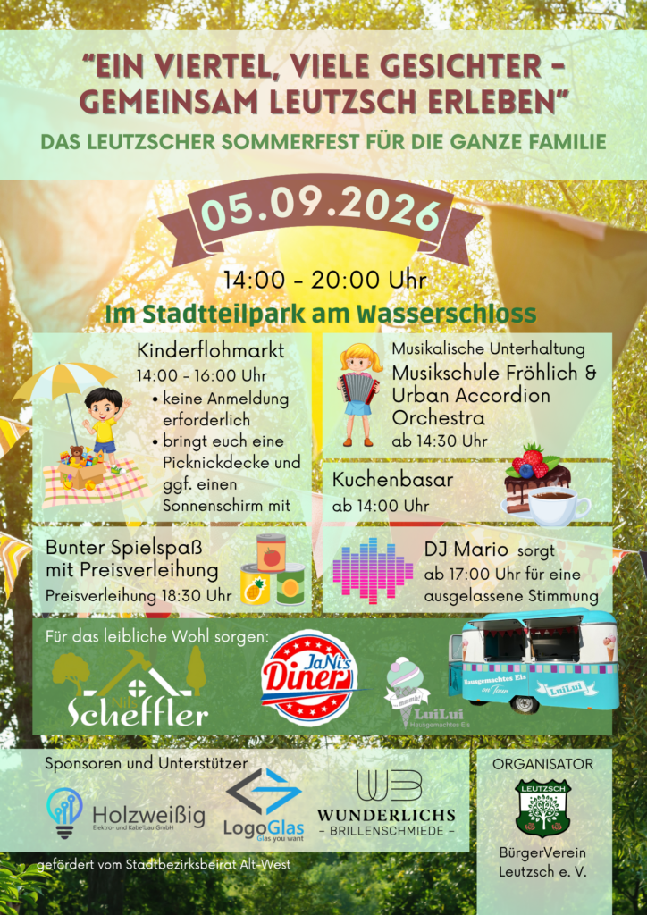 Stadtteilfest-2026-724x1024 Plakat zum Schulanfang mit Schultüte und guten Wünschen für Schulanfänger.